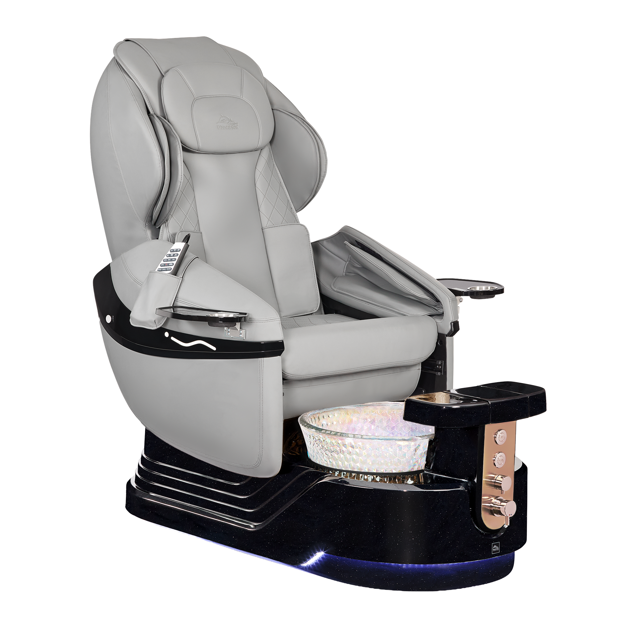 Elora-GrayLeather-BlackBase-HologramBasin-RoseGold