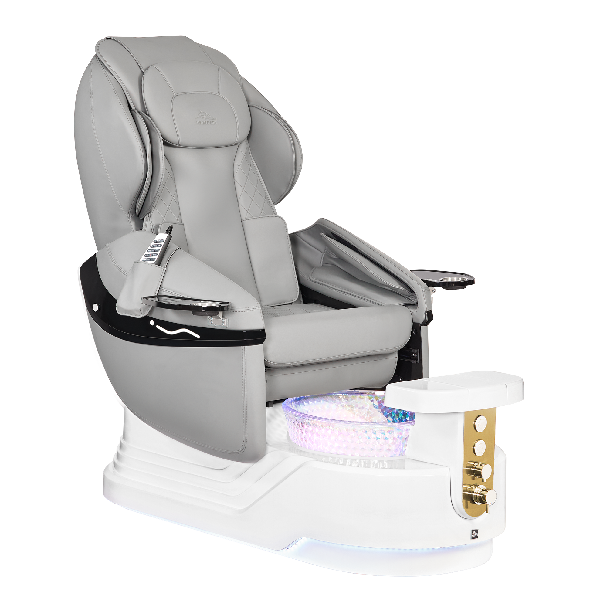 Elora_GrayLeather_WhiteBase_HologramBowl_YellowGold
